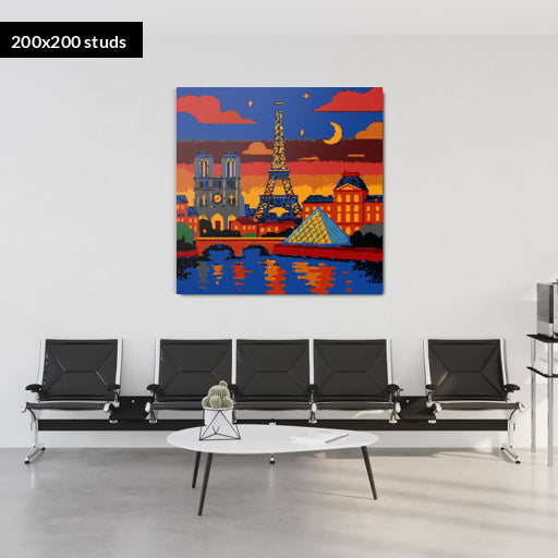 200*200studs, 160*160cm, 63*63inch