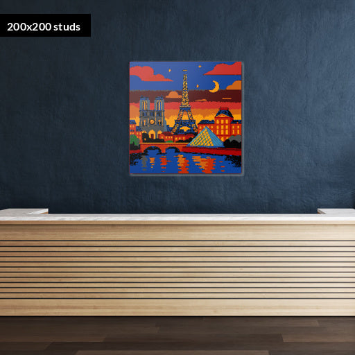 200*200studs, 160*160cm, 63*63inch