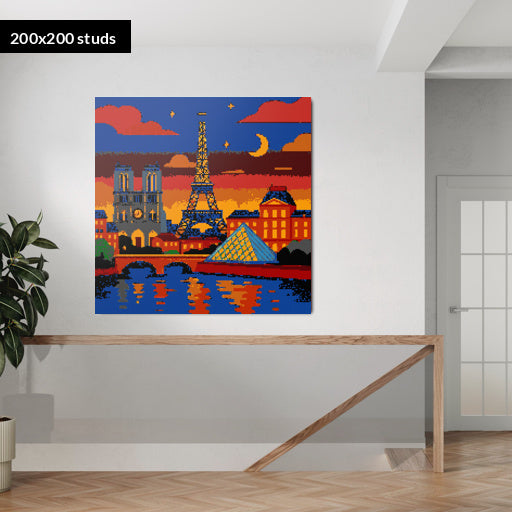 200*200studs, 160*160cm, 63*63inch