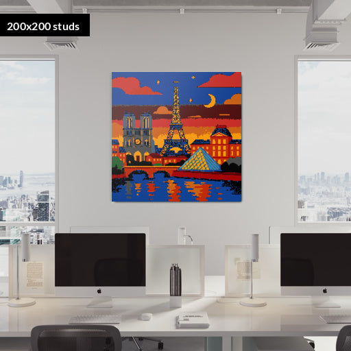 200*200studs, 160*160cm, 63*63inch