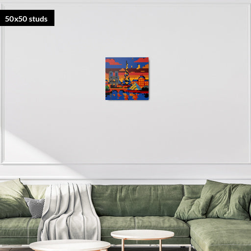 50*50studs, 40*40cm, 15,75*15,75inch