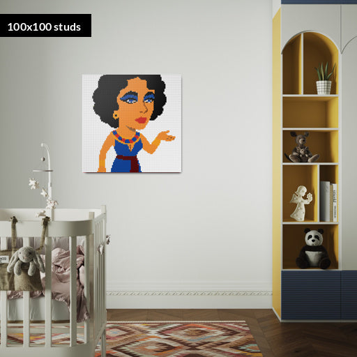 100*100studs, 80*80cm, 31,5*31,5inch