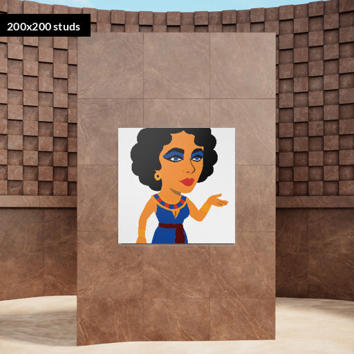 200*200studs, 160*160cm, 63*63inch