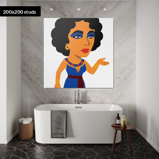 200*200studs, 160*160cm, 63*63inch