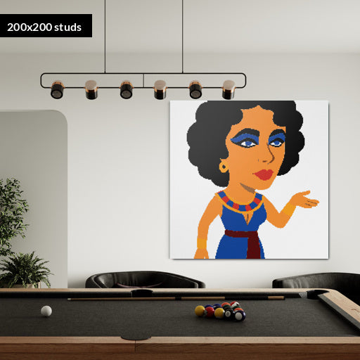 200*200studs, 160*160cm, 63*63inch