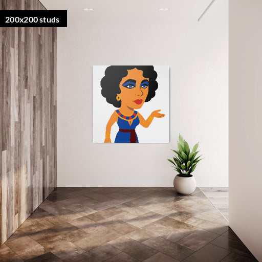 200*200studs, 160*160cm, 63*63inch