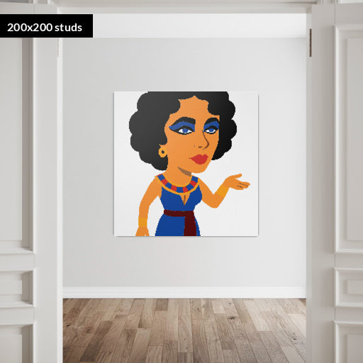 200*200studs, 160*160cm, 63*63inch