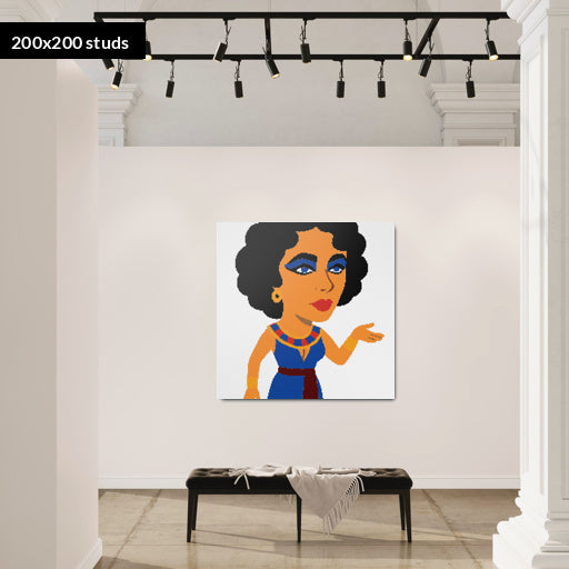 200*200studs, 160*160cm, 63*63inch