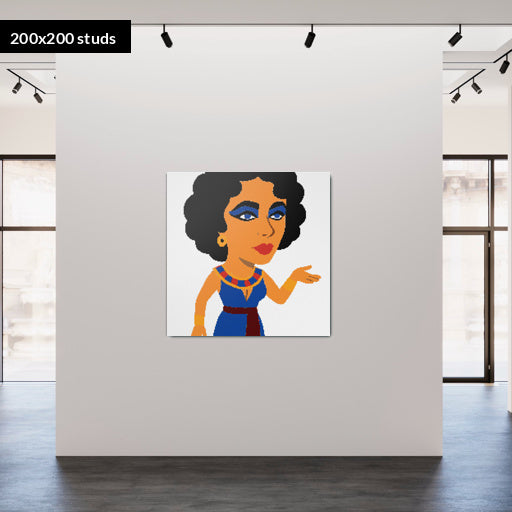 200*200studs, 160*160cm, 63*63inch