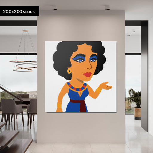 200*200studs, 160*160cm, 63*63inch