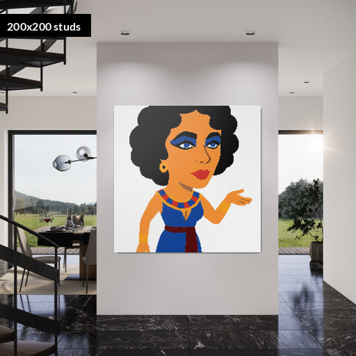 200*200studs, 160*160cm, 63*63inch