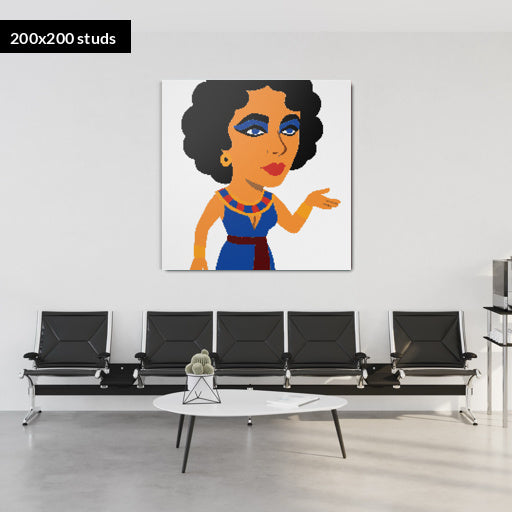 200*200studs, 160*160cm, 63*63inch