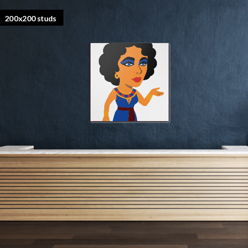 200*200studs, 160*160cm, 63*63inch
