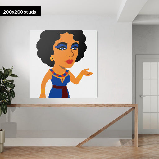 200*200studs, 160*160cm, 63*63inch