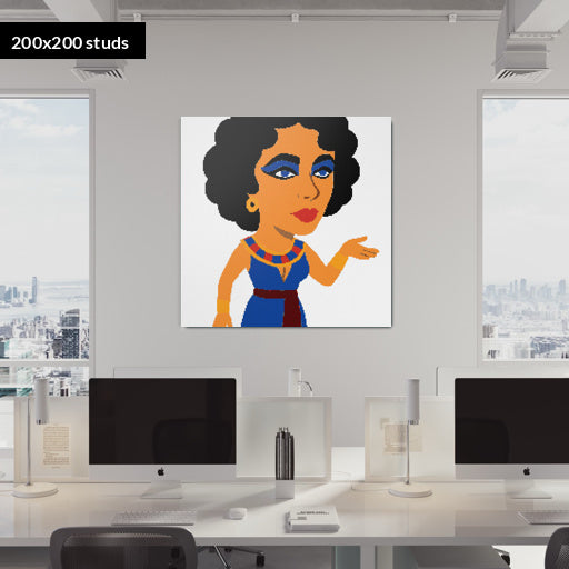 200*200studs, 160*160cm, 63*63inch