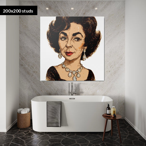 200*200studs, 160*160cm, 63*63inch