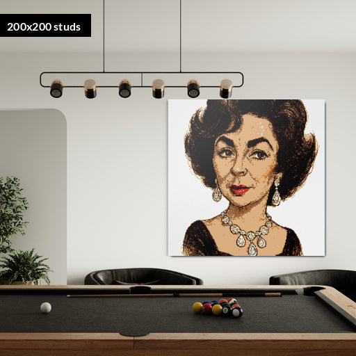 200*200studs, 160*160cm, 63*63inch