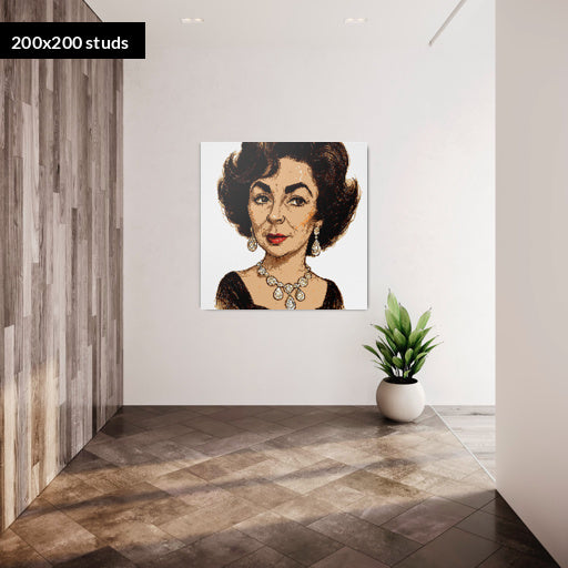 200*200studs, 160*160cm, 63*63inch