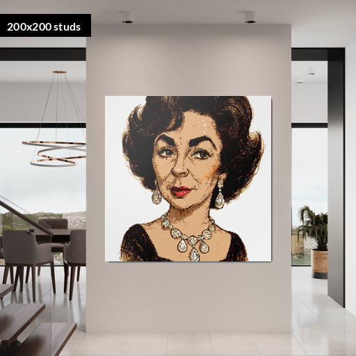 200*200studs, 160*160cm, 63*63inch