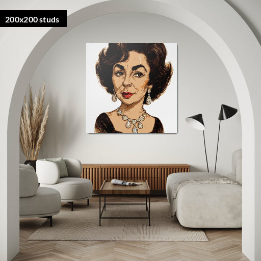 200*200studs, 160*160cm, 63*63inch