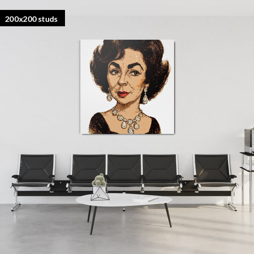 200*200studs, 160*160cm, 63*63inch