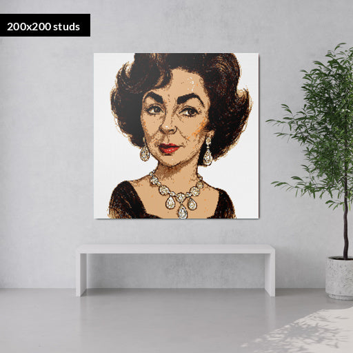 200*200studs, 160*160cm, 63*63inch