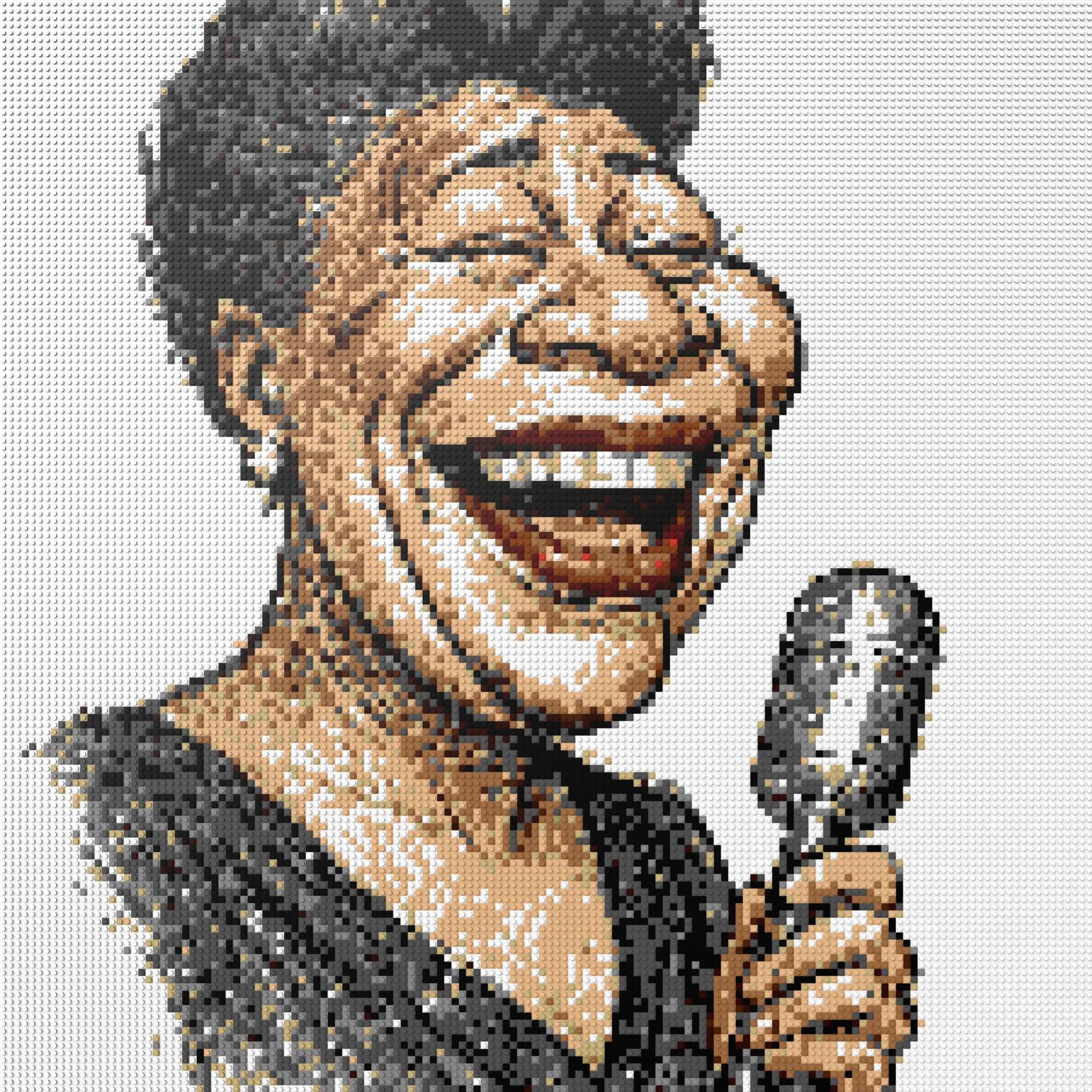 150*150studs, 120*120cm, 47,25*47,25inch