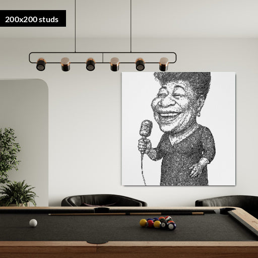 200*200studs, 160*160cm, 63*63inch