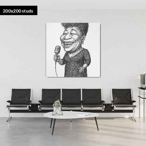 200*200studs, 160*160cm, 63*63inch