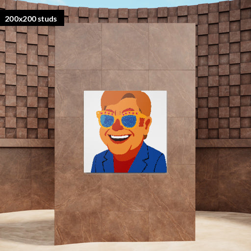 200*200studs, 160*160cm, 63*63inch