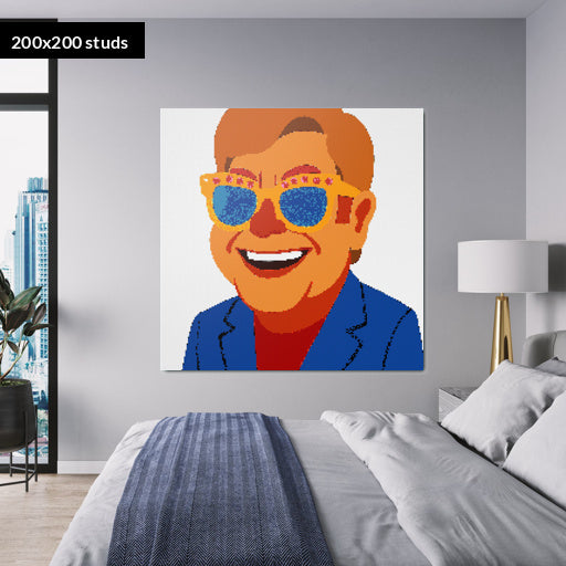 200*200studs, 160*160cm, 63*63inch
