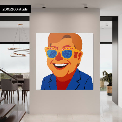 200*200studs, 160*160cm, 63*63inch