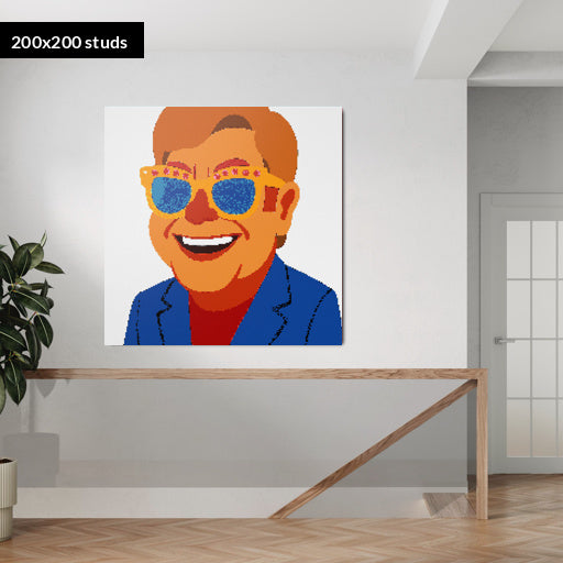 200*200studs, 160*160cm, 63*63inch
