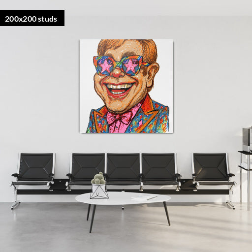 200*200studs, 160*160cm, 63*63inch