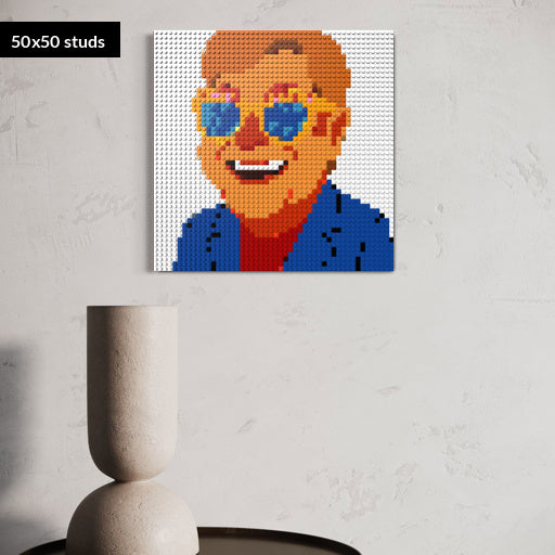 50*50studs, 40*40cm, 15,75*15,75inch