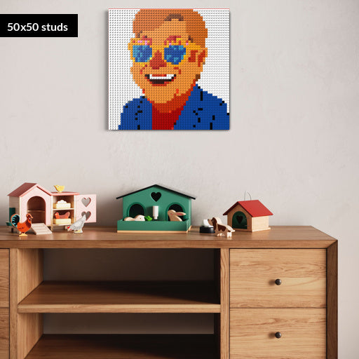 50*50studs, 40*40cm, 15,75*15,75inch