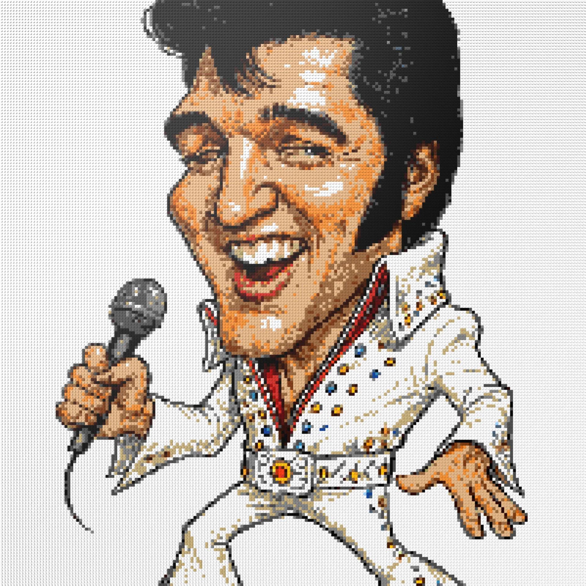 200*200studs, 160*160cm, 63*63inch