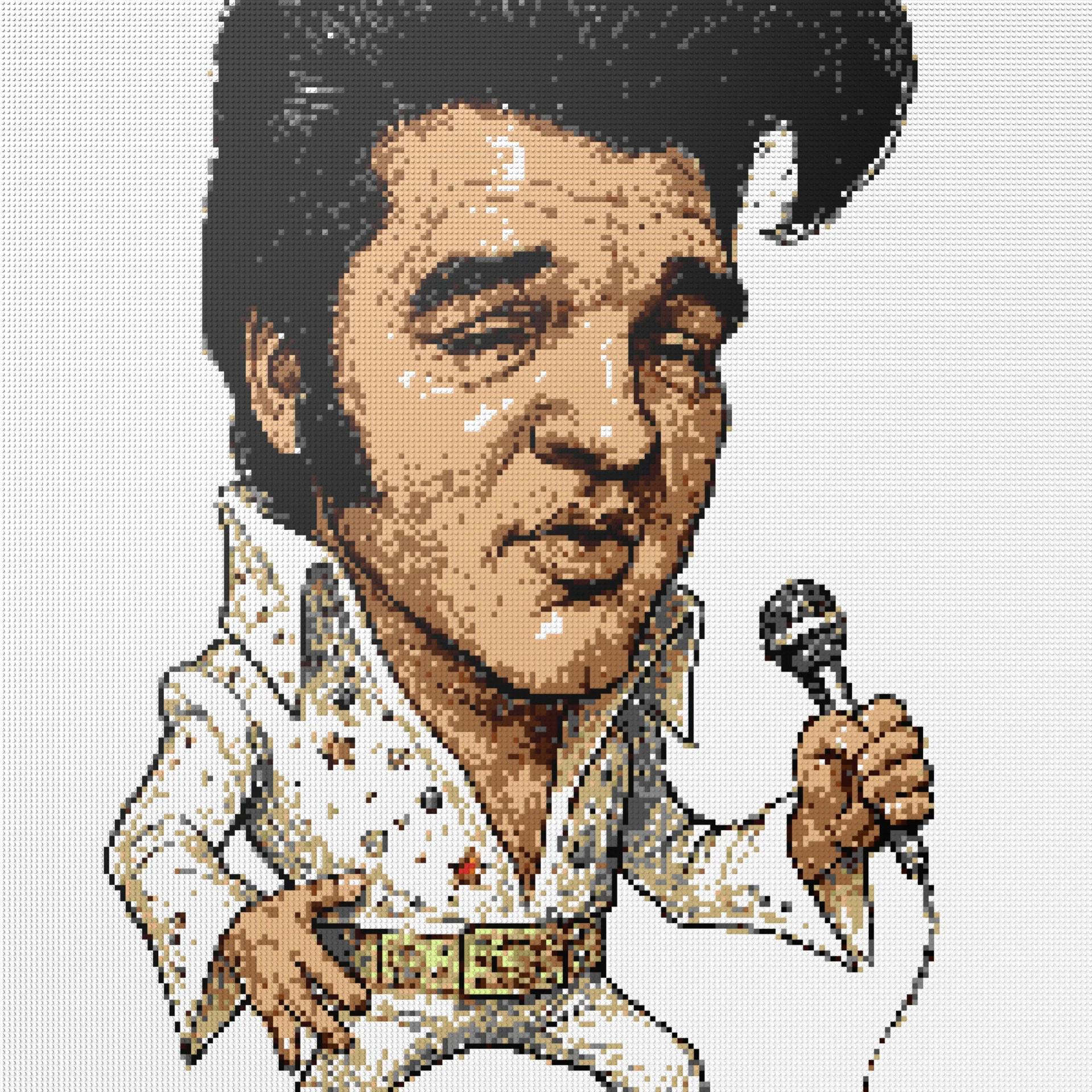 200*200studs, 160*160cm, 63*63inch