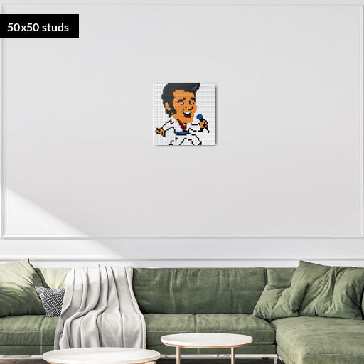 50*50studs, 40*40cm, 15,75*15,75inch