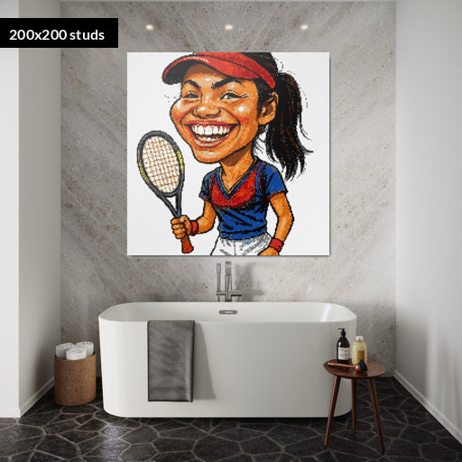 200*200studs, 160*160cm, 63*63inch