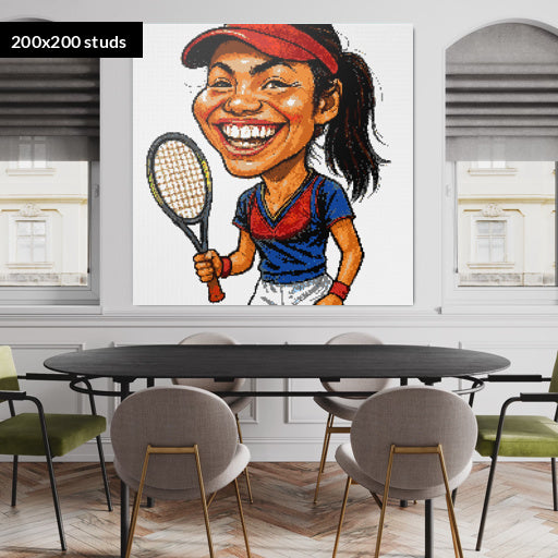 200*200studs, 160*160cm, 63*63inch