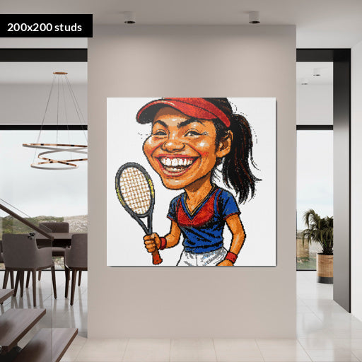 200*200studs, 160*160cm, 63*63inch