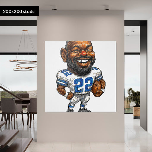 200*200studs, 160*160cm, 63*63inch