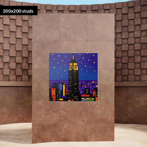 200*200studs, 160*160cm, 63*63inch