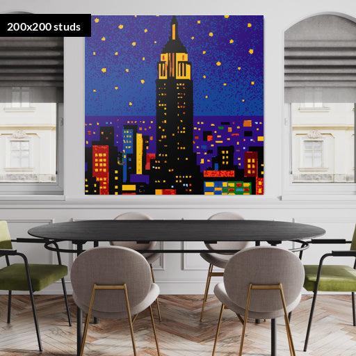 200*200studs, 160*160cm, 63*63inch