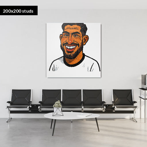 200*200studs, 160*160cm, 63*63inch