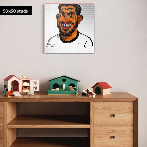 50*50studs, 40*40cm, 15,75*15,75inch