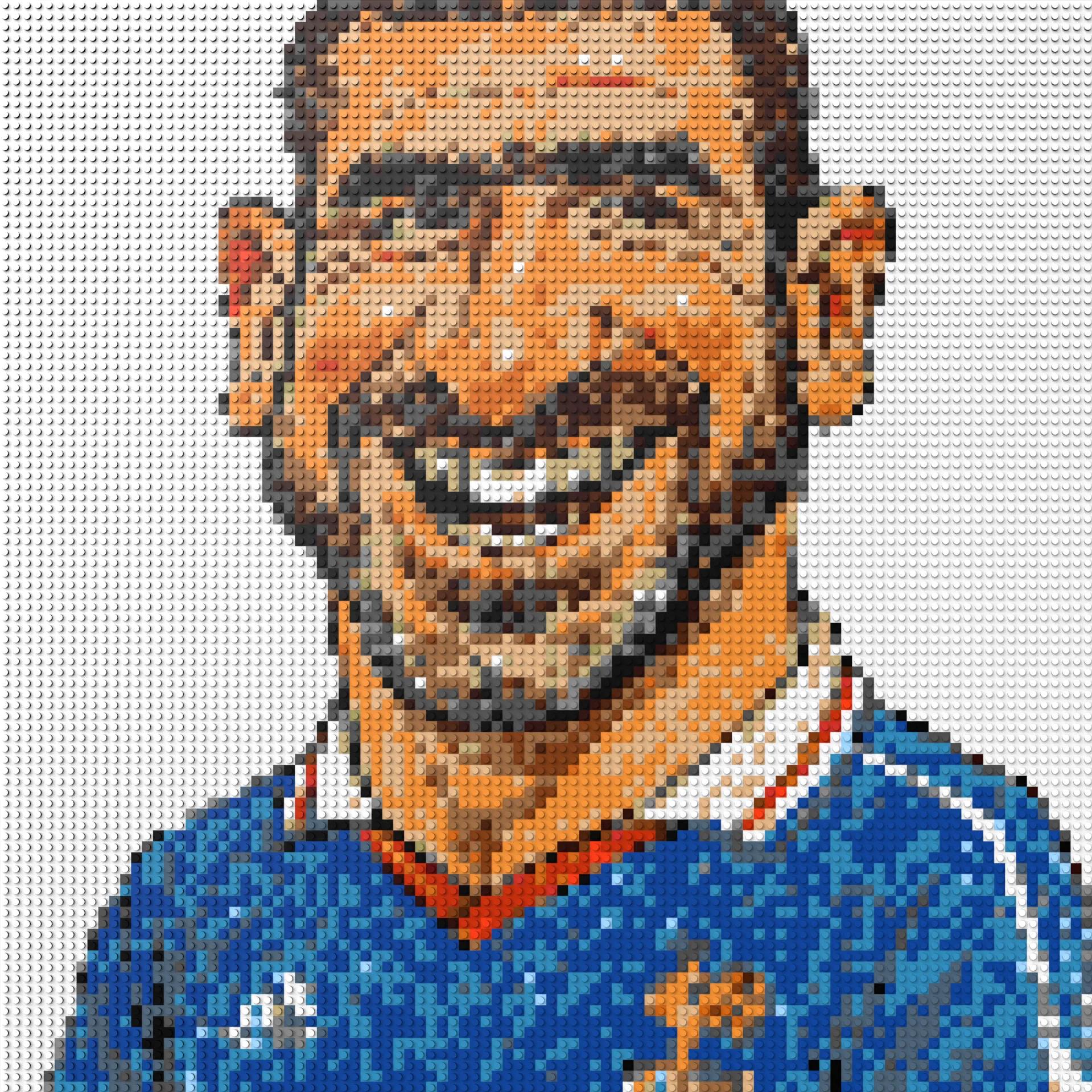 100*100studs, 80*80cm, 31,5*31,5inch