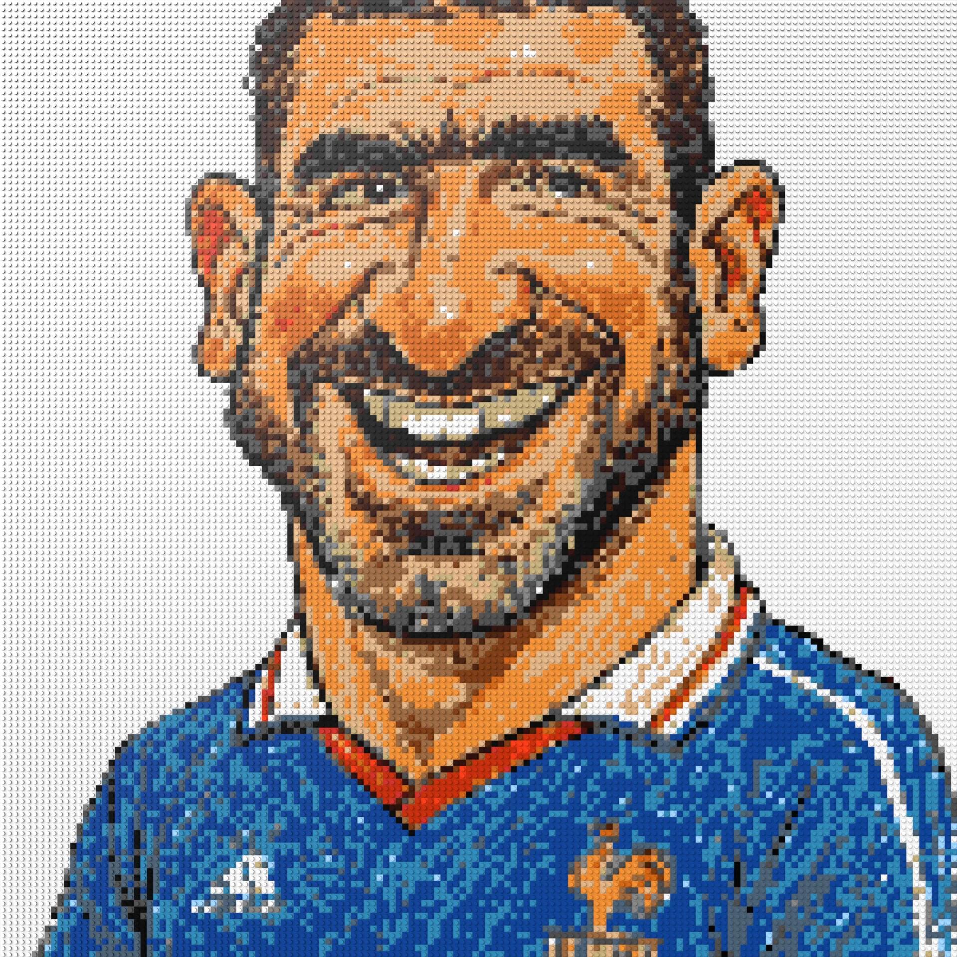 150*150studs, 120*120cm, 47,25*47,25inch