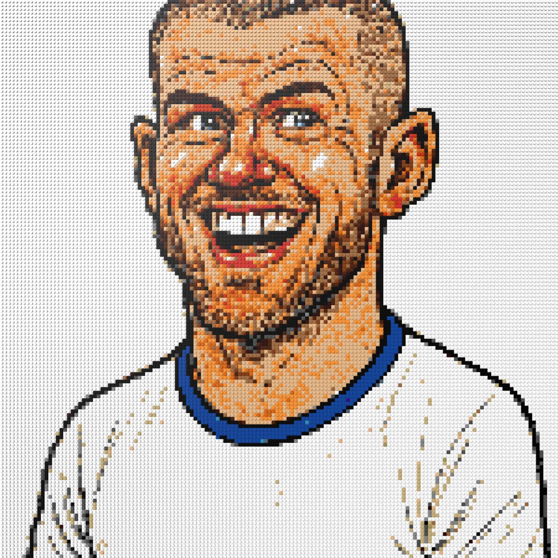 150*150studs, 120*120cm, 47,25*47,25inch